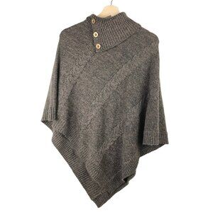 Karen Scott Turtleneck Knit Poncho Size Small/Medium